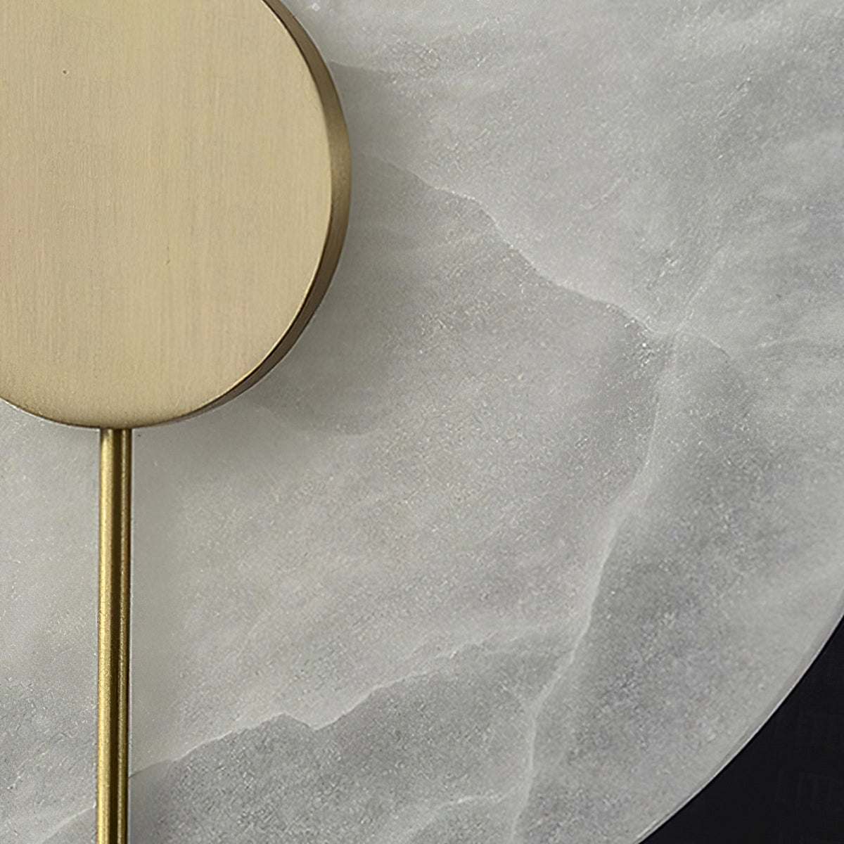 Zen Harmony Round Marble Wall Light - view 14 | Liootrlamp