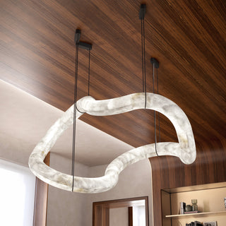 Helix Alabaster Pendant Light