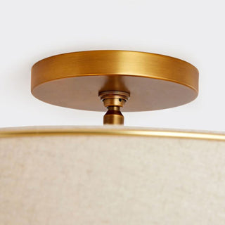 Gold Conical Semi-Flush Lise Ceiling Light