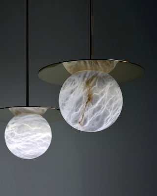 Disc Alabaster Pendant Light