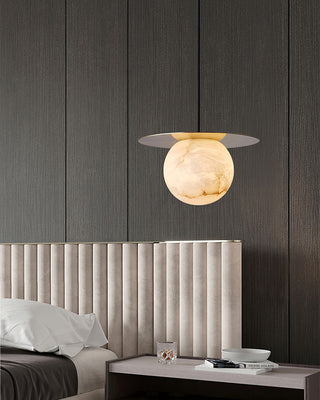 Disc Alabaster Pendant Light