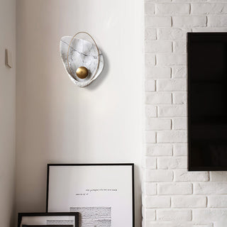 Artisan Shell Marble Wall Sconce