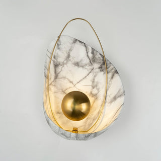 Artisan Shell Marble Wall Sconce