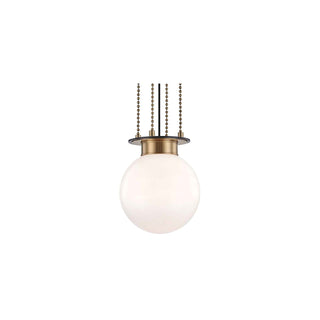 Opal Globe Gunther Pendant Light