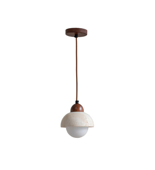 Wabi-Sabi Textured Stone Pendant Light