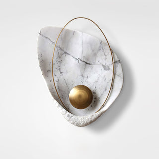 Artisan Shell Marble Wall Sconce