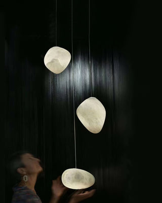 Pebble Alabaster Pendant Light