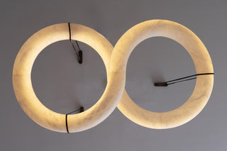 Helix Alabaster Pendant Light