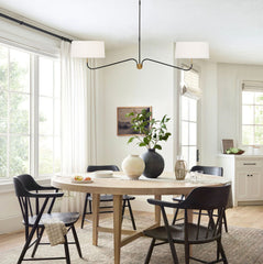 Grande Two-Arm Chandelier