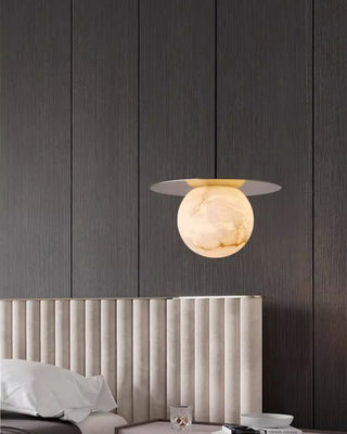 Disc Alabaster Pendant Light