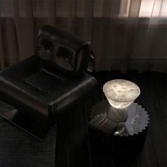 Conical Alabaster Table Lamp