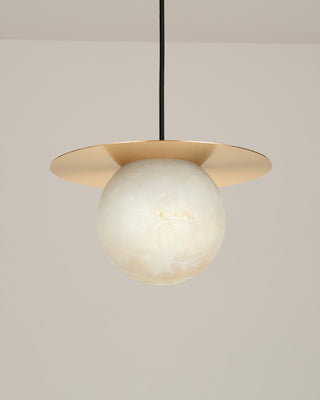 Disc Alabaster Pendant Light