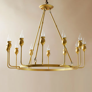 Classic ring candlestick chandelier