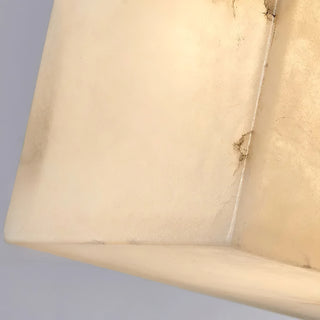 Alabaster Cube Wall Light