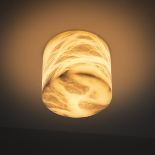 Small Alabaster Ceiling Light