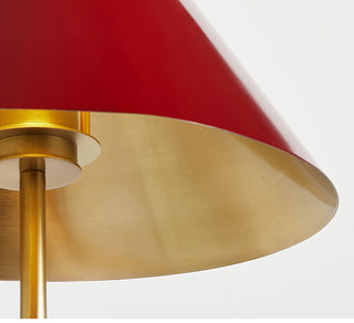 Fabric Lampshade Brass Curved Wall Lamp