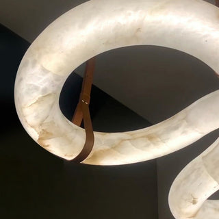 Helix Alabaster Pendant Light