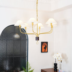Griffin 6-head chandelier