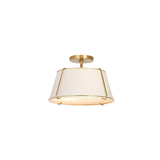 Gold Conical Semi-Flush Lise Ceiling Light