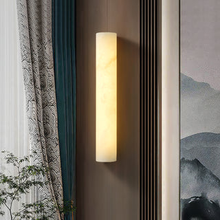 Vertical Alabaster Wall Lamp