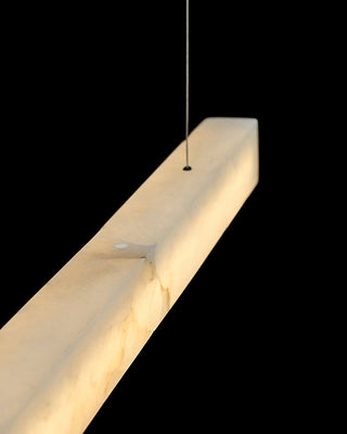 Linear Alabaster Pendant Light