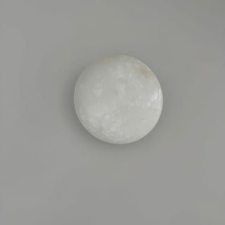 Lunar Glow Alabaster Wall Light