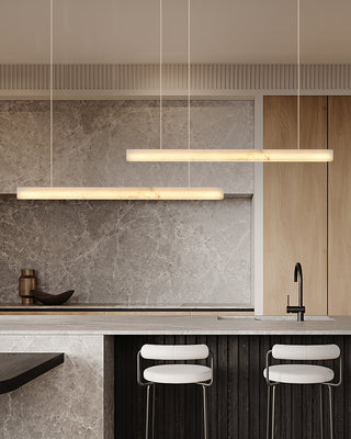 Linear Alabaster Pendant Light