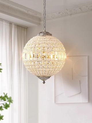 Vintage style crystal ball Pendant Light