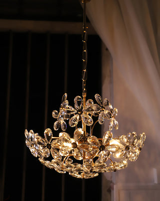 Blossom Crystal Flower Chandelier