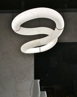 Helix Alabaster Pendant Light