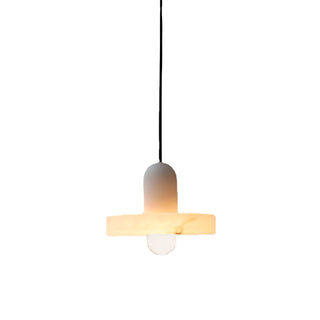 Modern White Marble Pendant Light