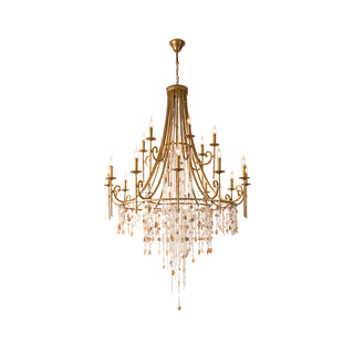 Tatum Lux American Shell Crystal Chandelier