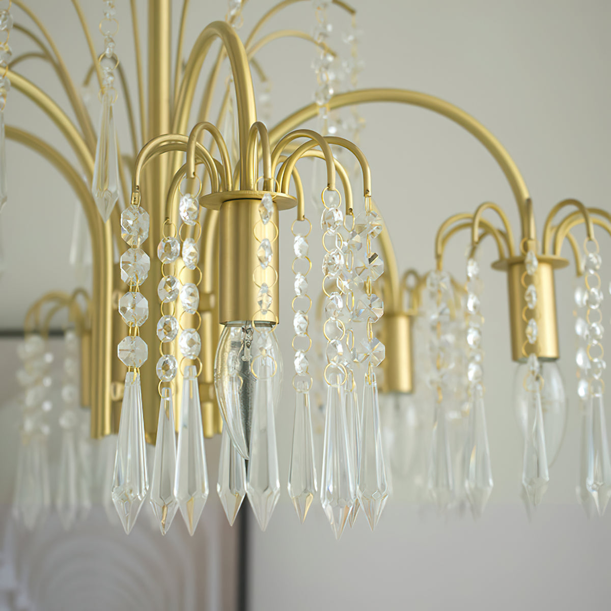 Waterfall Multi-Light Chandelier - view 10 | Liootrlamp