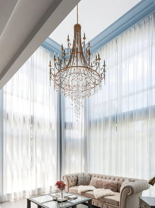 Tatum Lux American Shell Crystal Chandelier