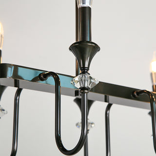 Vintage Iron Scroll Chandelier