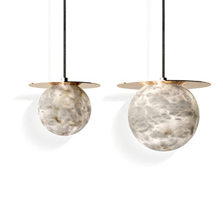 Disc Alabaster Pendant Light