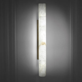 Vertical Alabaster Wall Lamp