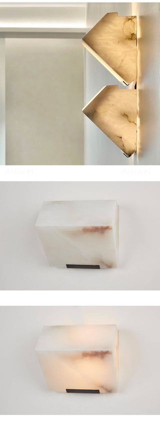 Elegant Alabaster Wall Light