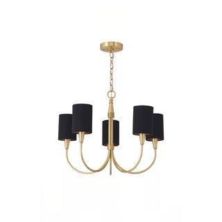 Quincy Black Chandelier