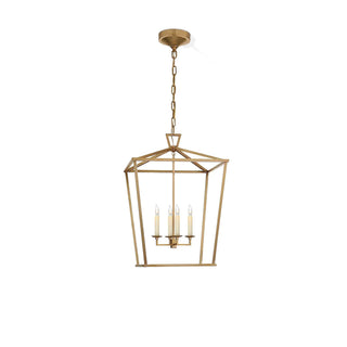 Gold Lantern Pendant Chandelier