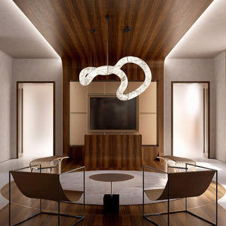 Helix Alabaster Pendant Light