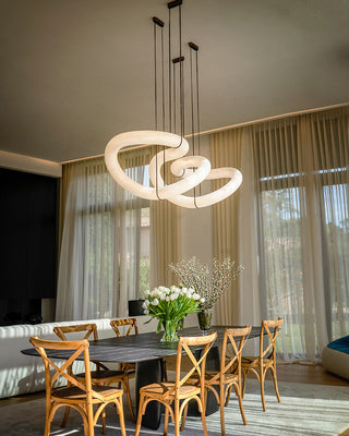 Helix Alabaster Pendant Light