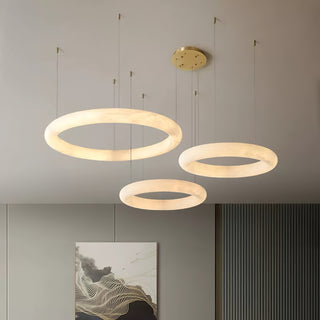 Halo Alabaster Pendant Light