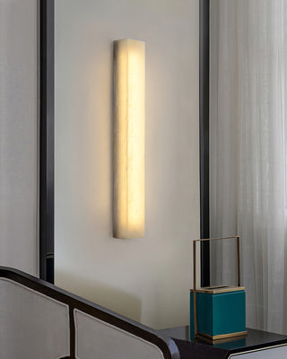 Vertical Alabaster Wall Light