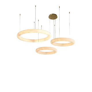 Halo Alabaster Pendant Light