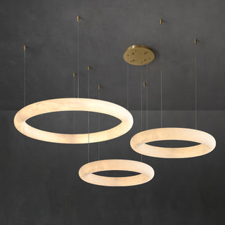 Halo Alabaster Pendant Light