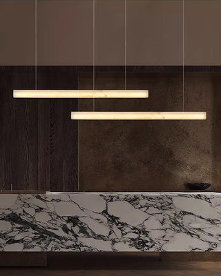 Linear Alabaster Pendant Light