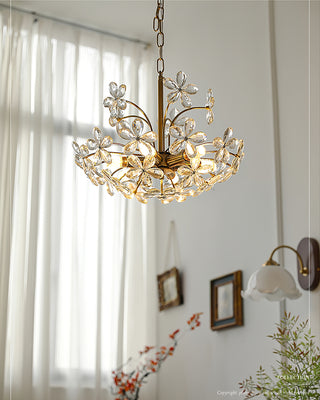 Blossom Crystal Flower Chandelier