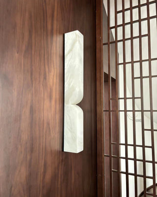 Double Curve Alabaster Wall Light