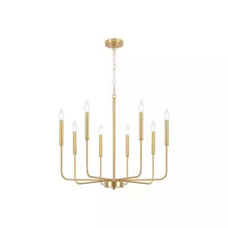 Modern Black Candlestick Chandelier